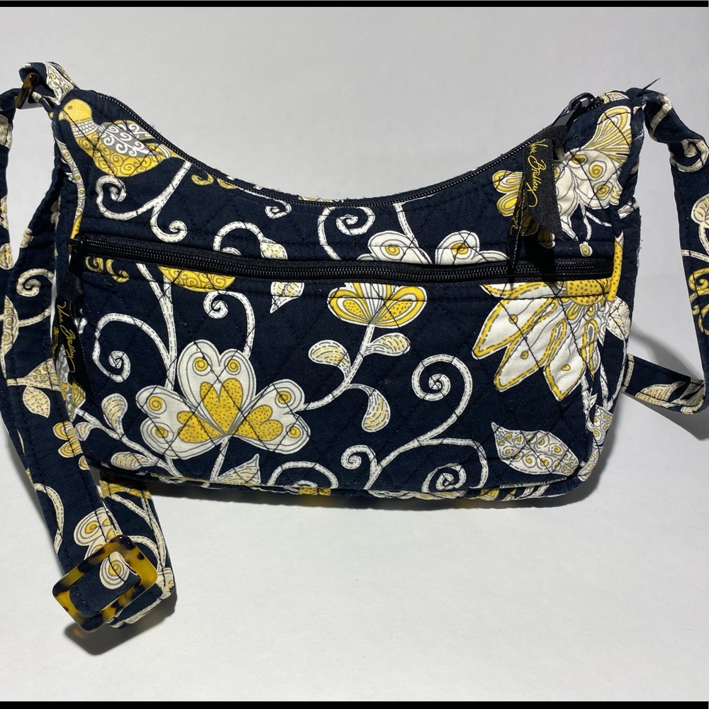 Vera Bradley Yellow Birds Ret Sp 2008 Crossbody